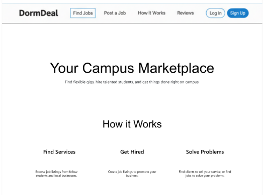 DormDeal (Capstone Project)